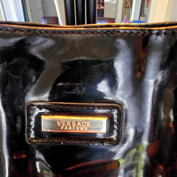 Versace Parfum Patent Leather and Mesh tote - Picture 2 of 14
